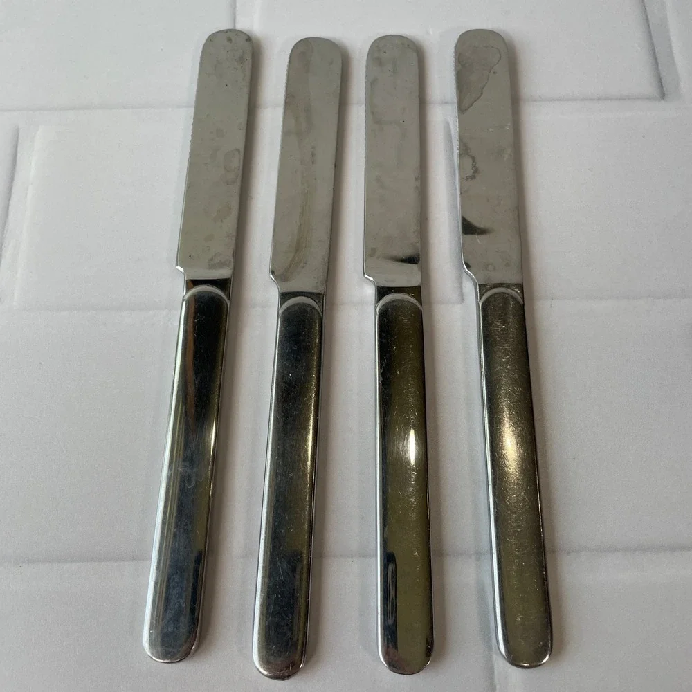 Reed & Barton Middleburg-Marlborough Stainless Dinner Knives Set of 4